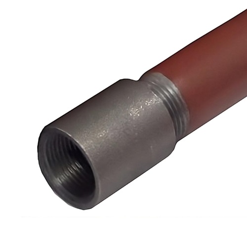 [CS-PIP-15-MED-RED-SCR] DN15 (1/2" NB)  MEDIUM WT EN10255 SCREWED & SOCKETED RED OXIDE PIPE