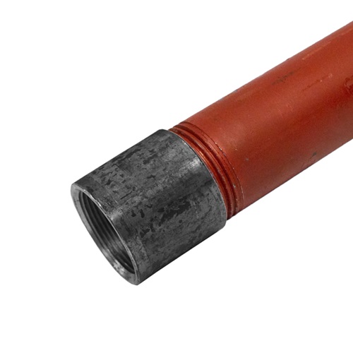 [CS-PIP-65-HVY-RED-SCR] DN65 (2.1/2" NB) HEAVY WT EN10255 SCREWED & SOCKETED RED OXIDE PIPE