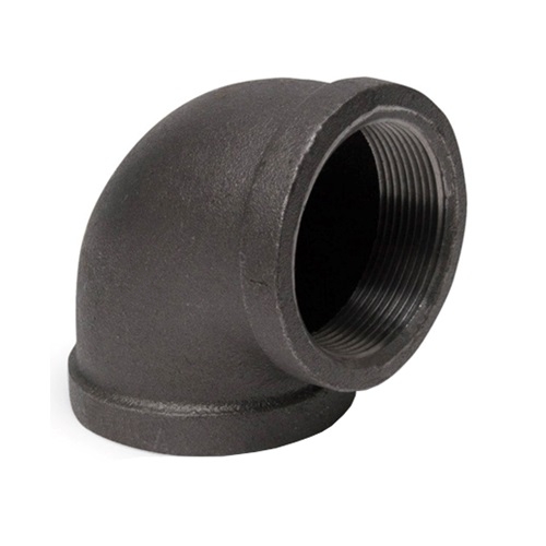 [MI-NB-BSP-ELB-FF-90-50-BLK] DN50 (2" NB) BSP BLACK MALLEABLE IRON FXF ELBOW 90°