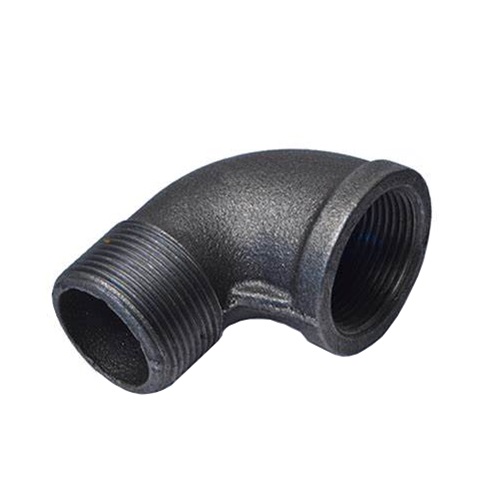[MI-NB-BSP-ELB-MF-90-40-BLK] DN40 (1.1/2" NB) BSP BLACK MALLEABLE IRON MXF STREET ELBOW 90°