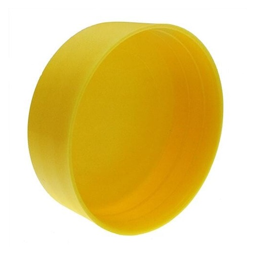 [PCAP-80-YEL-PLN] DN80 (3" NB) PLASTIC END PROTECTON CAP (SUITS 88.9mm OD) PIPE OR TUBE
