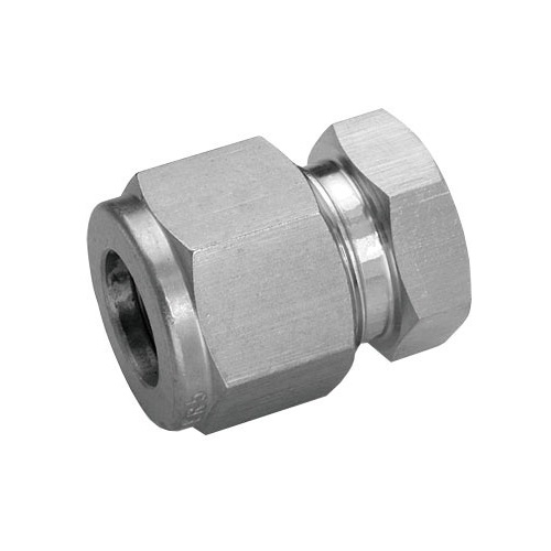 [SS-HYD-COM-PLU-CAP-12-316] 12mm OD (METRIC) COMPRESSION BLANKING CAP / PLUG T.F. SS 316