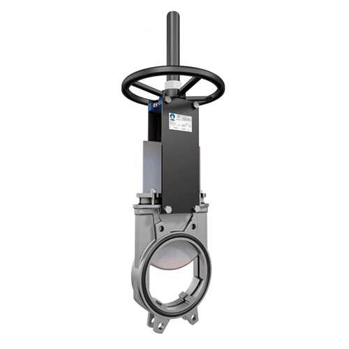 [VAL-KEG-150-P16-HW-BI] DN150 (6" NB) PN16 C/I BI-DIRECTIONAL KNIFE EDGE GATE VALVE