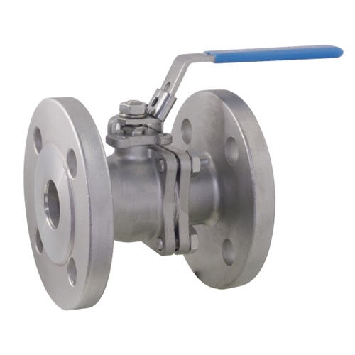 [SS-VAL-BAL-FLA-P16-100-LVR-2PC] DN100 (4" NB) PN16 FLANGED 2PC LEVER OP. BALL VALVE LEVER OP SS 316