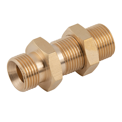  DN25 (1" NB) BSPP BRASS BULKHEAD CONNECTOR