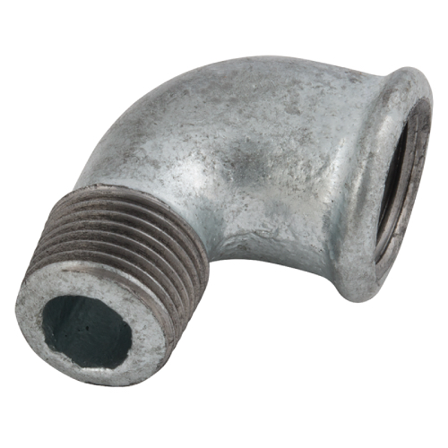 [MI-NB-BSP-ELB-MF-90-20-GAL] DN20 (3/4" NB) BSP GALVANISED MALLEABLE IRON MXF STREET ELBOW 90°