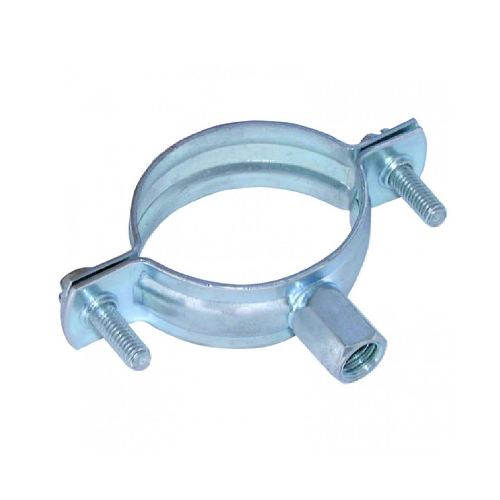[BRA-ULC-ZP-167-175-M8-M10] 167-175mm RANGE (6" NB SCHEDULE) UNLINED CLIP (M8/M10 DUAL BOSS) BZP