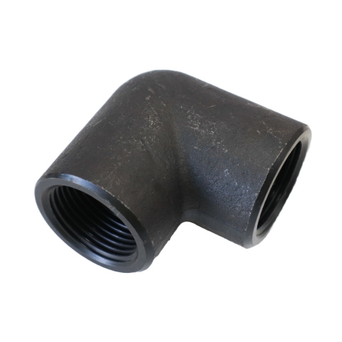DN20 (3/4" NB) BSP BLACK HEAVY WEIGHT STEEL FXF ELBOW 90°