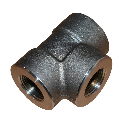   DN80 (3" NB) BSPT 3000# FS EQUAL TEE A105N