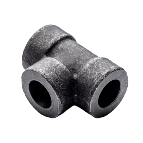 [CS-NB-SW-3K-TEE-40-A105N-BLK] DN40 (1.1/2" NB) SW 3000# FS  EQUAL TEE A105N