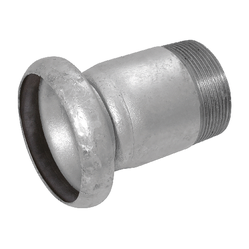  DN100 (4" NB) FEMALE LEVERLOCK X DN100 (4" NB) MALE BSP GALV. LEVERLOCK (WITH O RING)