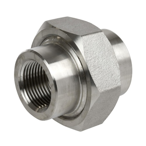 [SS-NB-BSPT-3K-UNI-8-316] DN8 (1/4" NB) BSPT 3000#  FXF UNION SS 316