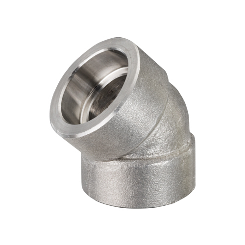 [SS-NB-SW-3K-ELB-45-8-316] DN8 (¼" NB) SW 3000#  FXF ELBOW 45° SS 316