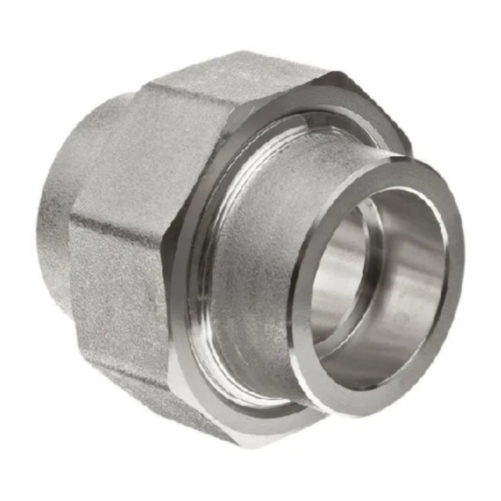 [SS-NB-SW-3K-UNI-40-316] DN40 (1.1/2" NB) SW 3000#  UNION SS 316