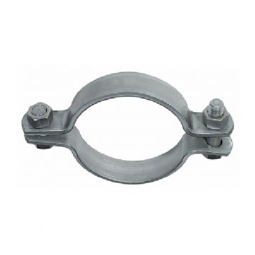 [SS-FAS-OBR-NB-15-304] DN15 (1/2" NB) UN-BOSSED SPLIT BAND HANGER SS 304