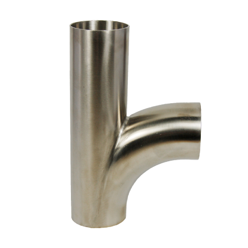 [SS-HYG-SWT-76.2X1.5-316] 3.00" OD HYGIENIC SWEPT TEE POLISHED 1.5mm THK SS 316