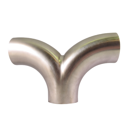 [SS-HYG-SGL-50.8X1.5-316] 2" OD HYGIENIC SEAGULL TEE POLISHED 1.5mm THK SS 316