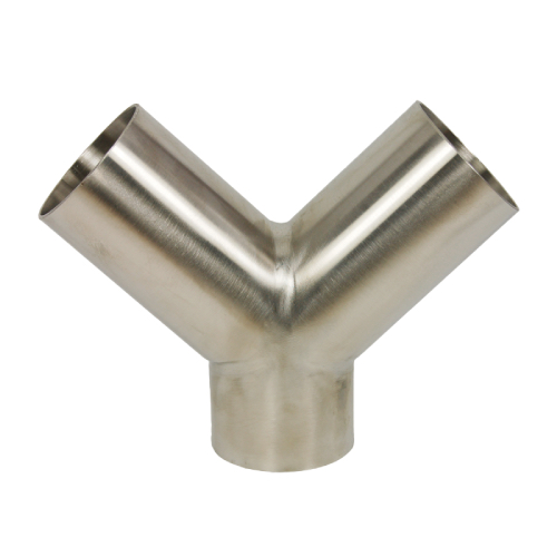 [SS-HYG-YPC-63.5X1.5-316] 2.50" OD HYGIENIC Y PIECE POLISHED 1.5mm THK SS 316