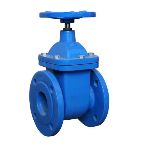 [CI-VAL-GAT-P16-125-HW] DN125 (5" NB) PN16 FLANGED CAST IRON GATE VALVE MANUAL HANDWHEEL (DIN 3202)