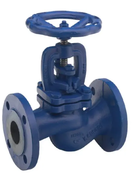 [CI-VAL-GLO-P16-15-HW] DN15 (1/2" NB) PN16 FLANGED CAST IRON GLOBE VALVE MANUAL HANDWHEEL