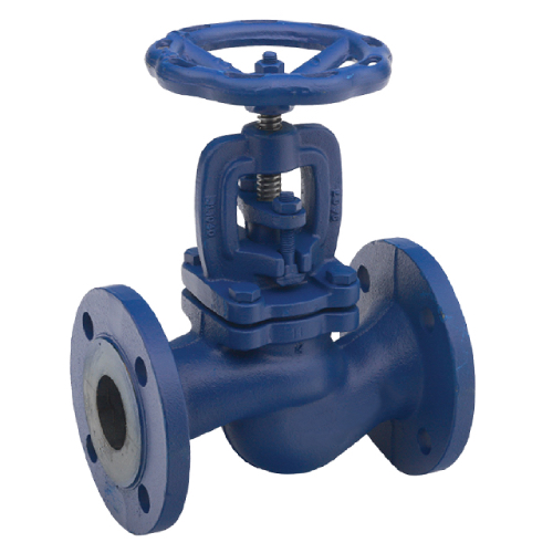 [CI-VAL-GLO-P16-20-HW] DN20 (3/4" NB) PN16 FLANGED CAST IRON GLOBE VALVE MANUAL HANDWHEEL (DIN 3202)