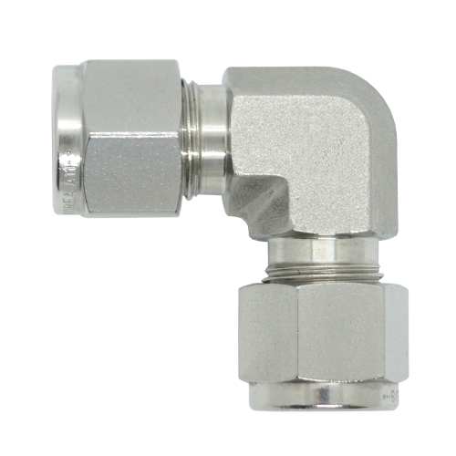 [SS-HYD-COM-ELB-12-316] 12mm OD COMPRESSION EQUAL ELBOW 90DEG T.F. SS 316