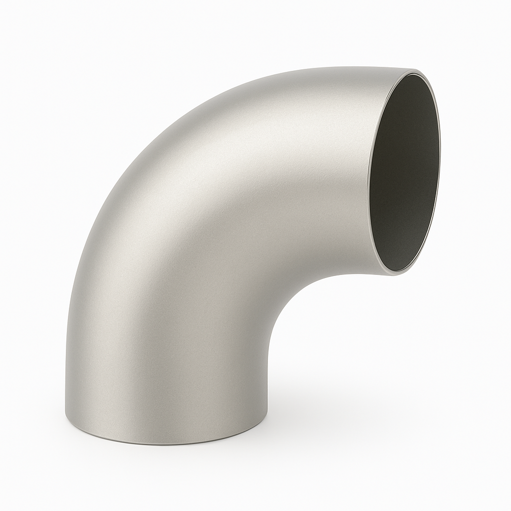   406mm OD METRIC BEND 90° (R=1.5D) 2mm THK SS 304/L