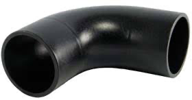 [PE100-ELB-BF-125-90-SR] 125mm OD PE100 BUTT + ELECTRO FUSION SDR17 90° SHORT ELBOW