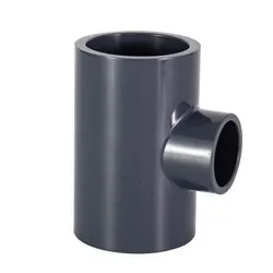 [PVCU-MET-40-32-RTEE] 40x32mm OD METRRIC SOLVENT PVC-U REDUCING TEE