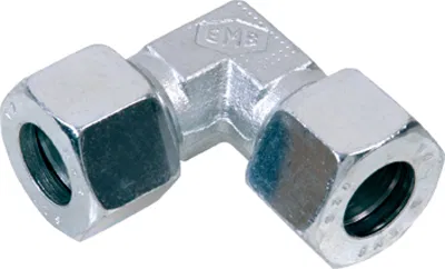    12mm OD (METRIC) MALE LIGHT SERIES 90°  ELBOW CS DIN2353