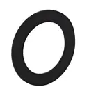 [GSK-MET-P16-EPD-IBC-206X2.0] DN200 206mm ID x 273mm OD PN16 IBC EPDM Gasket 2mm Thk