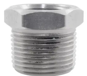 [SS-NB-NPT-10K-BUS-15-10-316] 1/2" NPT MALE X 3/8 NPT FEMALE BUSH, SS316, 10,000PSI