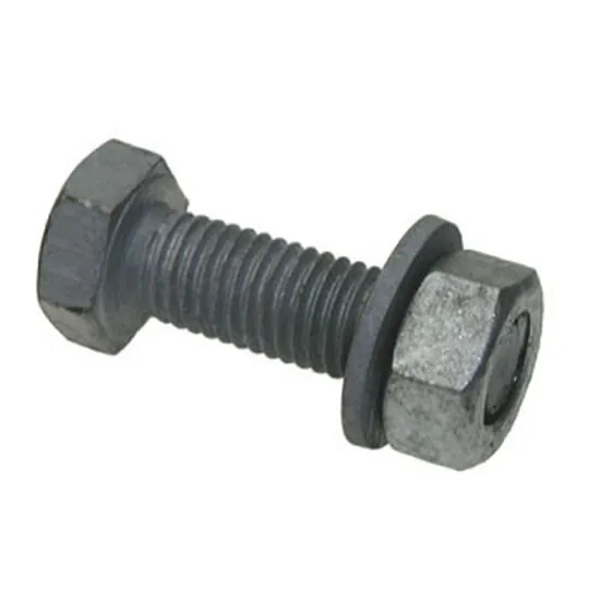 [FAS-BOLT-SET-M20-90-HDG] M20 X 90mm LONG GALVANISED HEX BOLT, NUT & WASHER