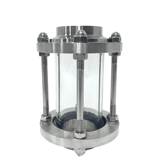 [SS-HYG-GLA-63.5-SAF] 2.50" (2.1/2") OD IMPERIAL PLAIN WELD END HYGIENIC IN LINE SIGHT GLASS BORO PERSPEX 316 SIL