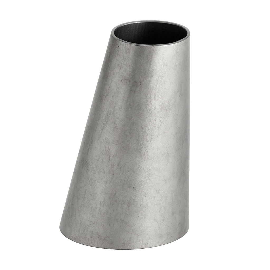 [SS-HYG-ECC-DN100XDN65X2-304-DES] DN100 X 65 (104 X 70MM) OD HYGIENIC ECCENTRIC REDUCER DESCALED 2mm THK SS 304