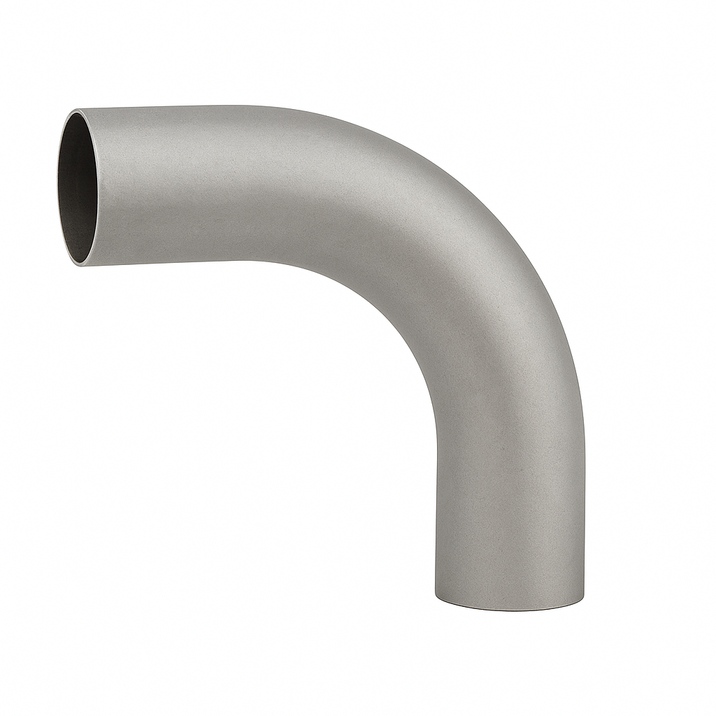 [SS-HYG-BEN-90-3D-DN50X1.5-304-DES] DN 50 (53mm OD) HYGIENIC BEND 90° (R=3D) DESCALED 1.5mm THK SS 304/L