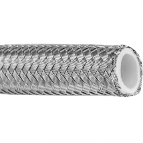 [HOS-SS-12.7-PTFE-FLA-BSPT-MAL-10-10M] 12.70mm (1/2") ID STAINLESS STEEL BRAIDED PTFE HOSE (10 MTR)