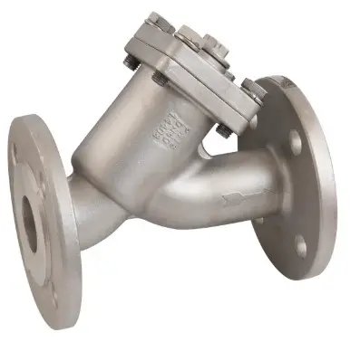 [SS-VAL-STR-P16-150-316] DN150 (6" NB) FLANGED PN16 Y-STRAINER STAINLESS STEEL 316