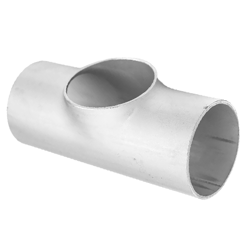 [SS-ISO-PET-168.3X2.0-316] 168.3mm OD ISO PULLED EQUAL TEE 2mm THK SS 316/L