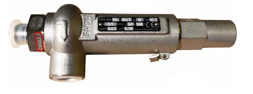 [SS-VAL-RA-SAF-25-NPT-NG] NIEZGODKA 10.2 - 1"x1" - DN25 - METAL  DO12.5 - NPT