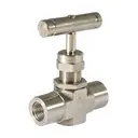 [SS-VAL-NDL-NPT-15-10K] DN15 (1/2" NB) NPT (FXF) NEEDLE VALVE SS 316, 10,000PSI