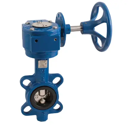 [DI-VAL-BFL-WAF-300-EPD-SS-GBO] DN300 (12" NB) PN16 WAFER  GEARBOX OP. BUTTERFLY VALVE (EPDM/SS) DUCTILE IRON