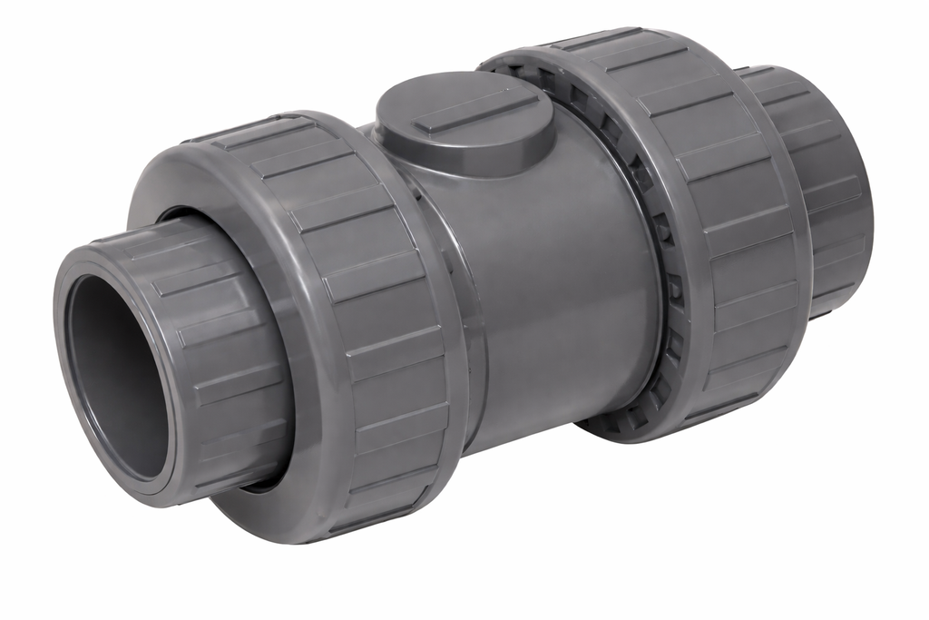 [PVC-VAL-NRV-NB-80] DN80 (3" NB) IMPERIAL SOLVENT PVC-U SPRING CHECK VALVE