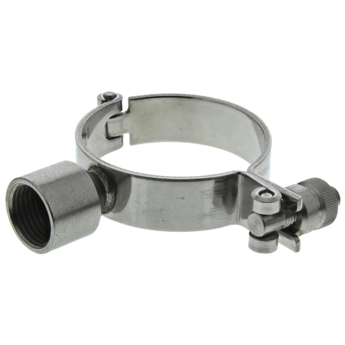 [SS-HYG-HNG-M10-76.1-304] 3.00" OD (3" OD) M10 BOSSED HYGIENIC HINGED CLIPS SS 304