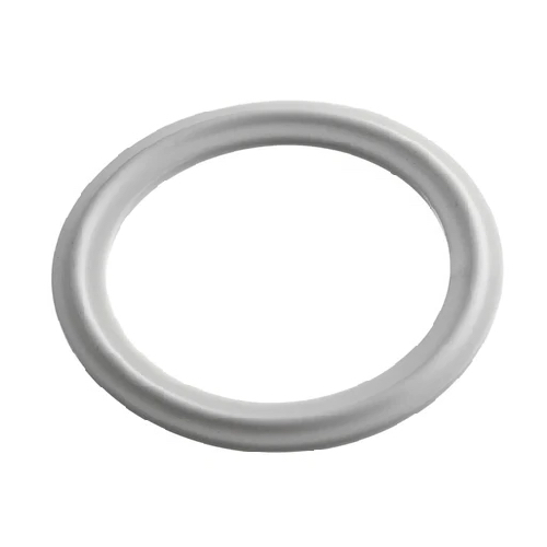 [SS-HYG-TRI-SEA-38.1-SIL] 1.50" OD CLAMP UNION WHITE SILICONE UN-LIPPED O RING (CLAMP PART 3 OF 3)