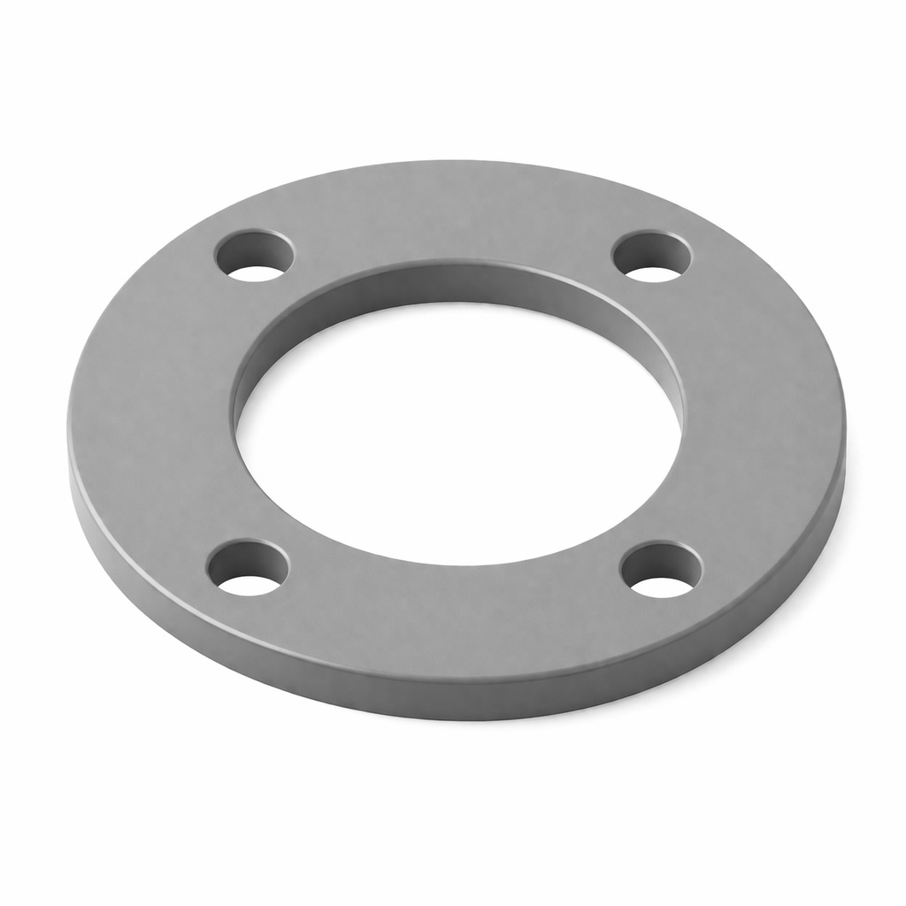   DN50 PN16 RED THICK (BORED 54MM) METRIC PPA GREY BACKING FLANGE