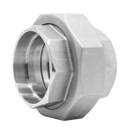 [SS-NB-SW-150-UNI-DN40-304] DN40 (1.1/2" NB) SOCKET WELD 150# CONE SEAT UNION SS 304L