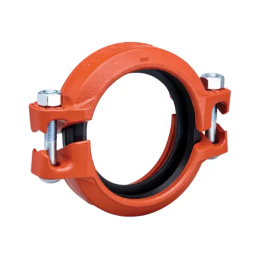 [DI-NB-GVD-COU-100-RED] DN100 (4" NB / 114.3MM) VICTAULIC QUICKVIC RIGID COUPLING, RED  