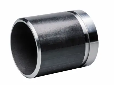 [DI-NB-GVD-BEV-NIP-100-PTD] DN100 (4" NB / 114.3MM) GROOVED X BEVEL NIPPLE ADAPTOR BLACK   