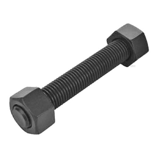 [B7-2H-M12-55] M12 X 55MM LONG B7 STUD BOLT C/W 2X 2H NUTS